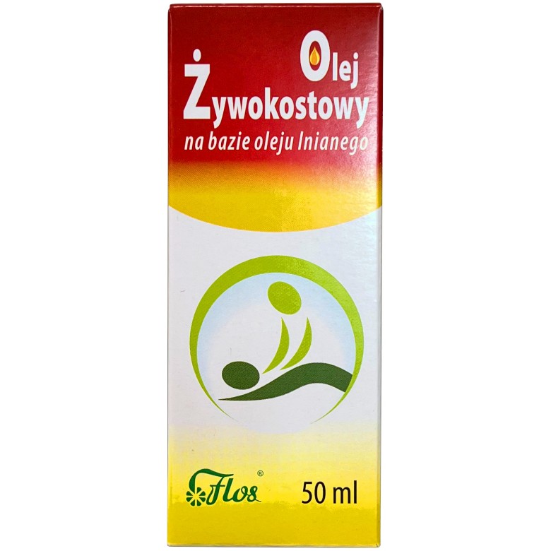 Olej żywokostowy 50ml FLOS - Wiesiołek-Pharma Olej żywokostowy 50ml FLOS - Wiesiołek-Pharma
