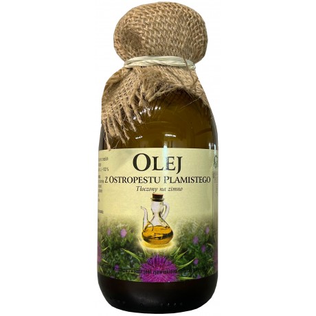 Olej ostropestowy 250ml FLOS - Wiesiołek-Pharma