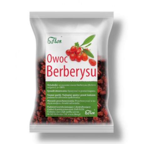 Berberys owoc 50g FLOS - Wiesiołek-Pharma