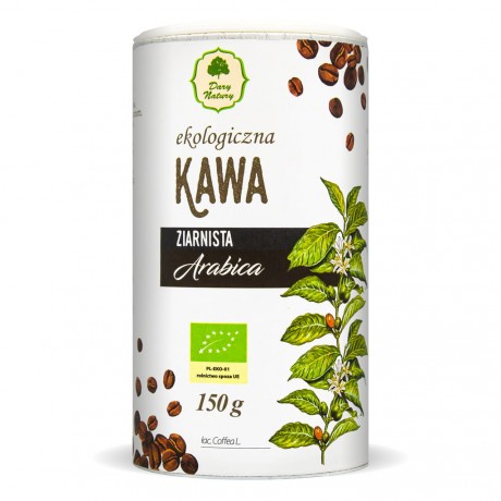 Kawa czarna ziarno 150g EKO DARY NATURY - Wiesiołek-Pharma