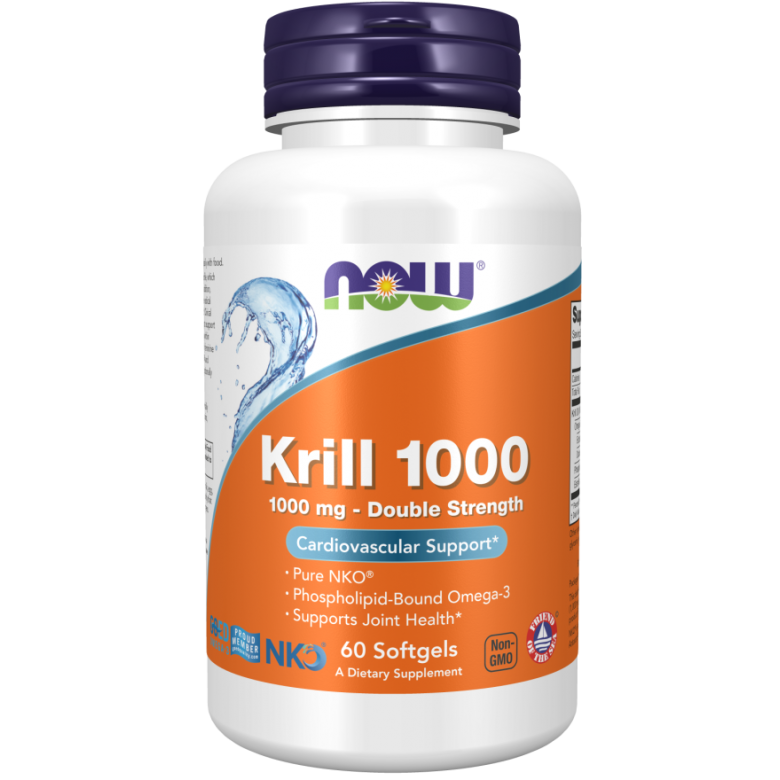 Krill Oil (olej z kryla) 1000mg 60 kaps. NOW FOODS - Wiesiołek-Pharma Krill Oil (olej z kryla) 1000mg 60 kaps. NOW FOODS - Wiesiołek-Pharma