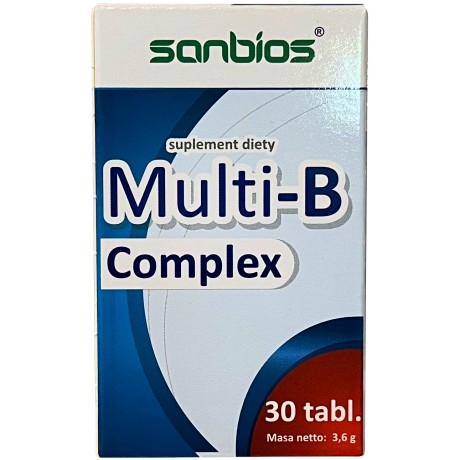 Multi-B-Complex 30 tabl. SANBIOS - Wiesiołek-Pharma