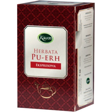 Herbata czerwona Pu-Erh 20x2g KAWON - Wiesiołek-Pharma