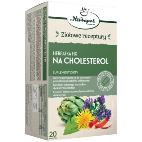 Herbata Na cholesterol 20x2g Herbapol KRAKÓW - Wiesiołek-Pharma