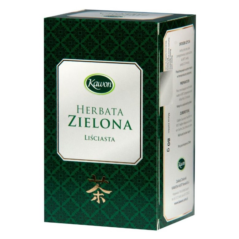Herbata zielona 80g KAWON - Wiesiołek-Pharma Herbata zielona 80g KAWON - Wiesiołek-Pharma